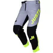 Just1 J-FLEX 2.0 District Cross Enduro Motorcycle мотоштаны Gray Yellow Fluo Black