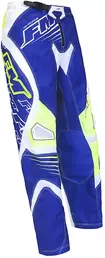 мотоштаны Moto Cross Enduro Racing FORCE X24 FM Blue Yellow Fluo (размер: 44)