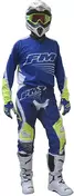 мотоштаны Moto Cross Enduro Racing FORCE X24 FM Blue Yellow Fluo