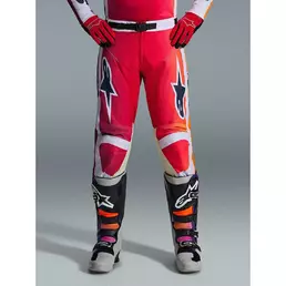 Alpinestars RACER PORTL Motocross Enduro мотоштаны Red Light Grey Dark Grey