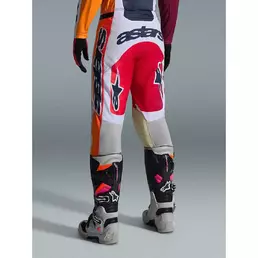 Alpinestars RACER PORTL Motocross Enduro мотоштаны Red Light Grey Dark Grey
