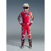 Alpinestars RACER PORTL Motocross Enduro мотоштаны Red Light Grey Dark Grey