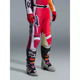 Alpinestars RACER PORTL Motocross Enduro мотоштаны Red Light Grey Dark Grey