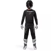 Alpinestars FLUID GRAPHITE Cross Enduro Motorcycle мотоштаны Silver Black