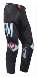 Cross Enduro Moto Racing мотоштаны FM Racing Vintage X24 Black White (размер: 44)