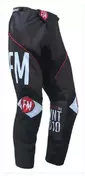 Cross Enduro Moto Racing мотоштаны FM Racing Vintage X24 Black White