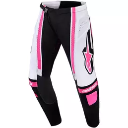Alpinestars STELLA TECHSTAR NOMUR Women's Cross Enduro Motorcycle мотоштаны Black White Fuchsia