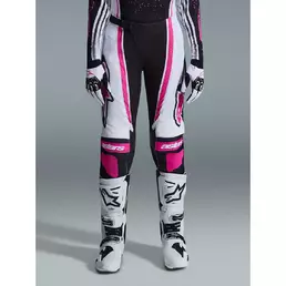 Alpinestars STELLA TECHSTAR NOMUR Women's Cross Enduro Motorcycle мотоштаны Black White Fuchsia