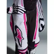 Alpinestars STELLA TECHSTAR NOMUR Women's Cross Enduro Motorcycle мотоштаны Black White Fuchsia