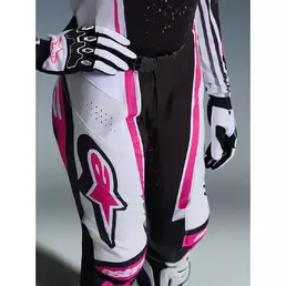 Alpinestars STELLA TECHSTAR NOMUR Women's Cross Enduro Motorcycle мотоштаны Black White Fuchsia