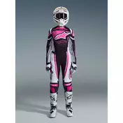Alpinestars STELLA TECHSTAR NOMUR Women's Cross Enduro Motorcycle мотоштаны Black White Fuchsia