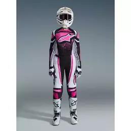 Alpinestars STELLA TECHSTAR NOMUR Women's Cross Enduro Motorcycle мотоштаны Black White Fuchsia