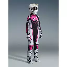Alpinestars STELLA TECHSTAR NOMUR Women's Cross Enduro Motorcycle мотоштаны Black White Fuchsia