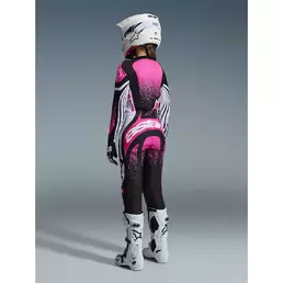Alpinestars STELLA TECHSTAR NOMUR Women's Cross Enduro Motorcycle мотоштаны Black White Fuchsia