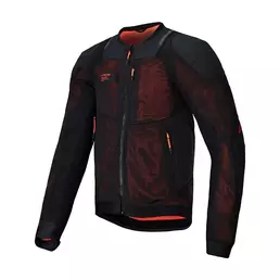 Alpinestars Troop Air Pro мотокуртка Black Red Fluo Красный