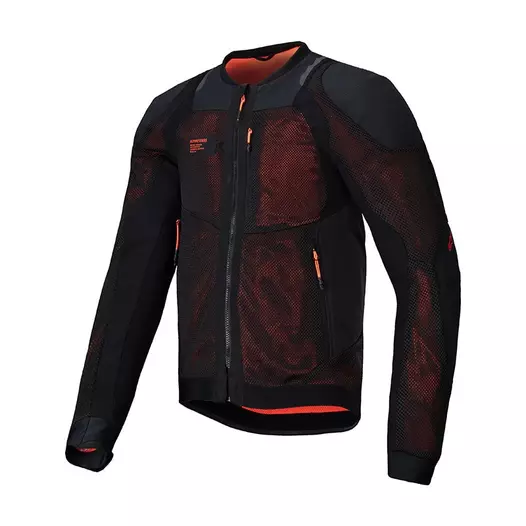 Alpinestars Troop Air Pro мотокуртка Black Red Fluo Красный (размер: xs)