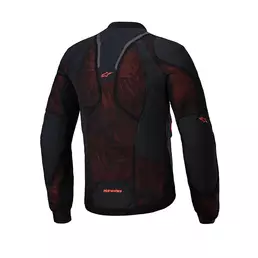 Alpinestars Troop Air Pro мотокуртка Black Red Fluo Красный