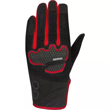 Bering BREEZE Motorcycle мотоперчатки Black Red