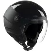 Tucano Urbano C1001 EL'POP Matt Carbon Gray Motorcycle Jet Мотошлем