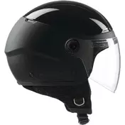 Tucano Urbano C1001 EL'POP Matt Carbon Gray Motorcycle Jet Мотошлем