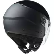 Tucano Urbano C1001 EL'POP Matt Carbon Gray Motorcycle Jet Мотошлем