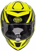 Integral Motorcycle Мотошлем in DEVIL PR FLUO Yellow Fluo Black Premier Fiber