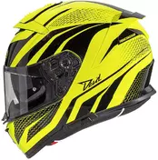 Integral Motorcycle Мотошлем in DEVIL PR FLUO Yellow Fluo Black Premier Fiber