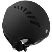 Tucano Urbano EL'FRESH 6.0 Matt Black Motorcycle Jet Мотошлем