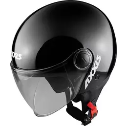 Axxis Jet Motorcycle Мотошлем of501b Square S Solid A1 Gloss Black