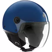 Tucano Urbano C1000 EL'JETTIN 6.0 Glossy Dark Blue Motorcycle Jet Мотошлем