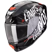 Scorpion EXO-JNR BOUM Full Face Child Motorcycle Мотошлем Black White
