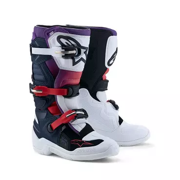 Alpinestars Tech 7s Kid мотоботинки Blue White Белый