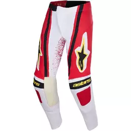 Alpinestars TECHSTAR NOMUR Cross Enduro Motorcycle мотоштаны Light Grey Red Black