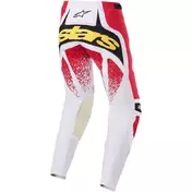 Alpinestars TECHSTAR NOMUR Cross Enduro Motorcycle мотоштаны Light Grey Red Black