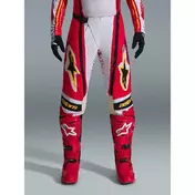 Alpinestars TECHSTAR NOMUR Cross Enduro Motorcycle мотоштаны Light Grey Red Black