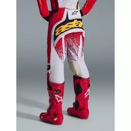 Alpinestars TECHSTAR NOMUR Cross Enduro Motorcycle мотоштаны Light Grey Red Black