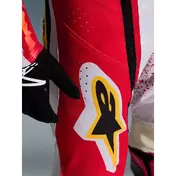 Alpinestars TECHSTAR NOMUR Cross Enduro Motorcycle мотоштаны Light Grey Red Black