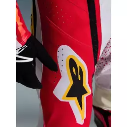 Alpinestars TECHSTAR NOMUR Cross Enduro Motorcycle мотоштаны Light Grey Red Black