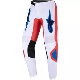 Alpinestars Youth Fluid Grid Kids' Cross Enduro Motorcycle мотоштаны, Orange, Light Blue, White