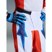Alpinestars Youth Fluid Grid Kids' Cross Enduro Motorcycle мотоштаны, Orange, Light Blue, White