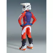 Alpinestars Youth Fluid Grid Kids' Cross Enduro Motorcycle мотоштаны, Orange, Light Blue, White
