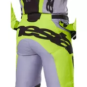 Alpinestars RACER VEIL Cross Enduro Motorcycle мотоштаны Grey Fluorescent Yellow