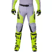 Alpinestars RACER VEIL Cross Enduro Motorcycle мотоштаны Grey Fluorescent Yellow