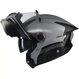 Axxis Modular Motorcycle Мотошлем fu409 SV Ghostfighter Bitone C2 Gloss Black Grey