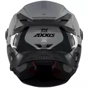 Axxis Modular Motorcycle Мотошлем fu409 SV Ghostfighter Bitone C2 Gloss Black Grey