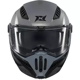 Axxis Modular Motorcycle Мотошлем fu409 SV Ghostfighter Bitone C2 Gloss Black Grey