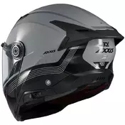 Axxis Modular Motorcycle Мотошлем fu409 SV Ghostfighter Bitone C2 Gloss Black Grey