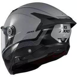 Axxis Modular Motorcycle Мотошлем fu409 SV Ghostfighter Bitone C2 Gloss Black Grey