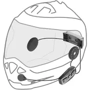 Cellular Line U-COM 4 Single Motorcycle Intercom (x1 Мотошлем)