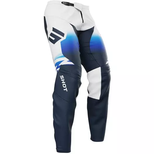 Motocross Enduro мотоштаны Shot DEVO X-TREM White Blue